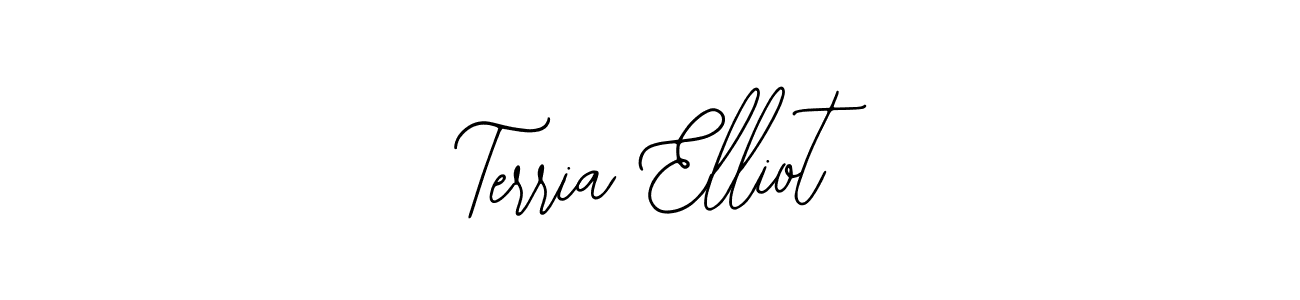 You should practise on your own different ways (Bearetta-2O07w) to write your name (Terria Elliot) in signature. don't let someone else do it for you. Terria Elliot signature style 12 images and pictures png