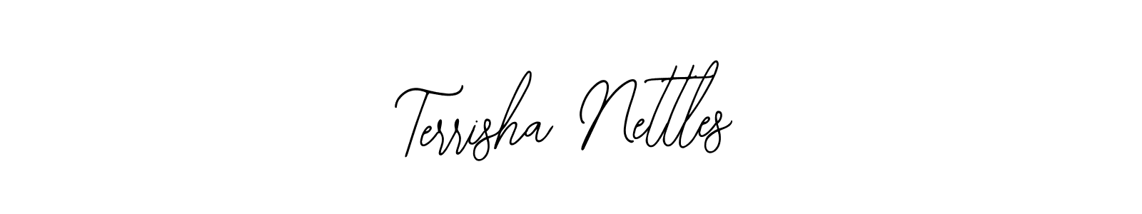 Use a signature maker to create a handwritten signature online. With this signature software, you can design (Bearetta-2O07w) your own signature for name Terrisha Nettles. Terrisha Nettles signature style 12 images and pictures png