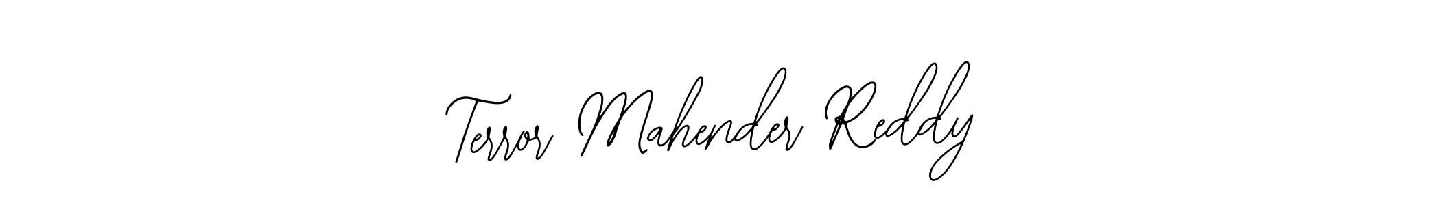 This is the best signature style for the Terror Mahender Reddy name. Also you like these signature font (Bearetta-2O07w). Mix name signature. Terror Mahender Reddy signature style 12 images and pictures png