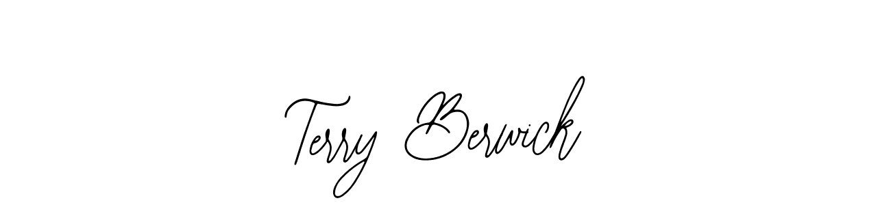 Design your own signature with our free online signature maker. With this signature software, you can create a handwritten (Bearetta-2O07w) signature for name Terry Berwick. Terry Berwick signature style 12 images and pictures png