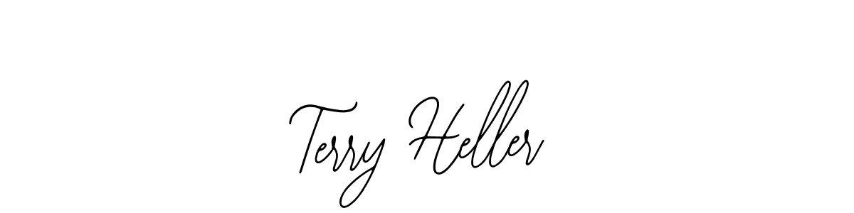 You should practise on your own different ways (Bearetta-2O07w) to write your name (Terry Heller) in signature. don't let someone else do it for you. Terry Heller signature style 12 images and pictures png