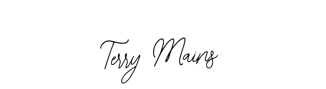 Terry Mains stylish signature style. Best Handwritten Sign (Bearetta-2O07w) for my name. Handwritten Signature Collection Ideas for my name Terry Mains. Terry Mains signature style 12 images and pictures png