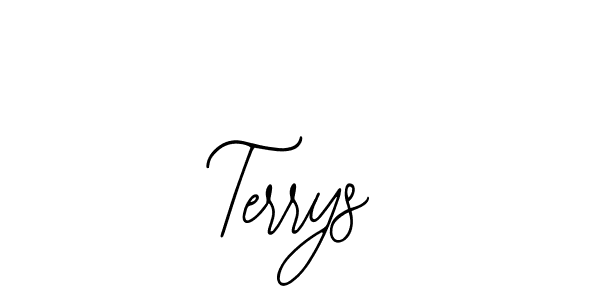 It looks lik you need a new signature style for name Terrys. Design unique handwritten (Bearetta-2O07w) signature with our free signature maker in just a few clicks. Terrys signature style 12 images and pictures png