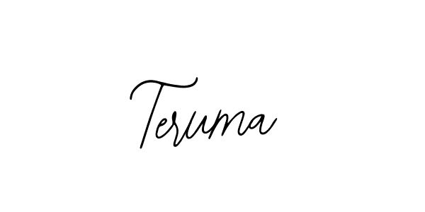 if you are searching for the best signature style for your name Teruma. so please give up your signature search. here we have designed multiple signature styles  using Bearetta-2O07w. Teruma signature style 12 images and pictures png
