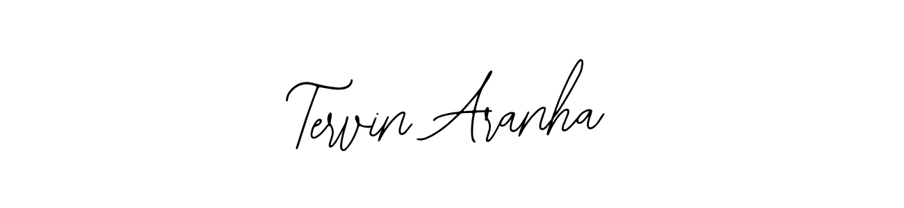 It looks lik you need a new signature style for name Tervin Aranha. Design unique handwritten (Bearetta-2O07w) signature with our free signature maker in just a few clicks. Tervin Aranha signature style 12 images and pictures png