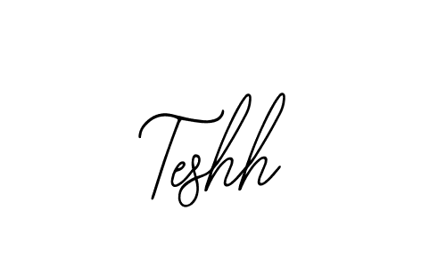 How to make Teshh signature? Bearetta-2O07w is a professional autograph style. Create handwritten signature for Teshh name. Teshh signature style 12 images and pictures png