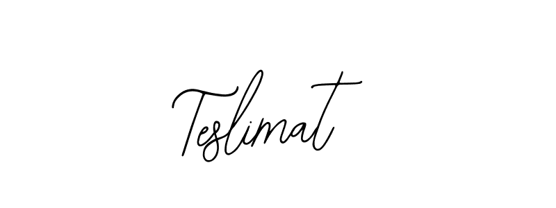 How to make Teslimat signature? Bearetta-2O07w is a professional autograph style. Create handwritten signature for Teslimat name. Teslimat signature style 12 images and pictures png