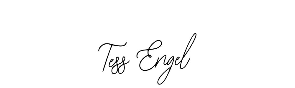 How to make Tess Engel name signature. Use Bearetta-2O07w style for creating short signs online. This is the latest handwritten sign. Tess Engel signature style 12 images and pictures png