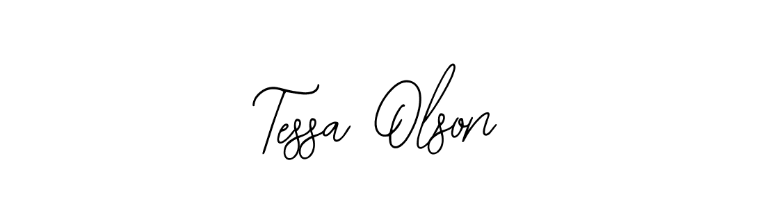 Bearetta-2O07w is a professional signature style that is perfect for those who want to add a touch of class to their signature. It is also a great choice for those who want to make their signature more unique. Get Tessa Olson name to fancy signature for free. Tessa Olson signature style 12 images and pictures png