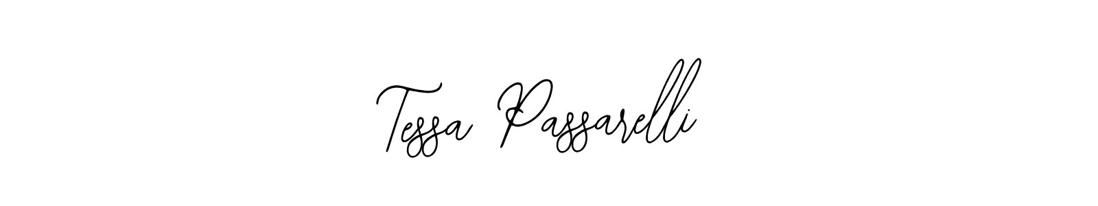 Make a beautiful signature design for name Tessa Passarelli. Use this online signature maker to create a handwritten signature for free. Tessa Passarelli signature style 12 images and pictures png