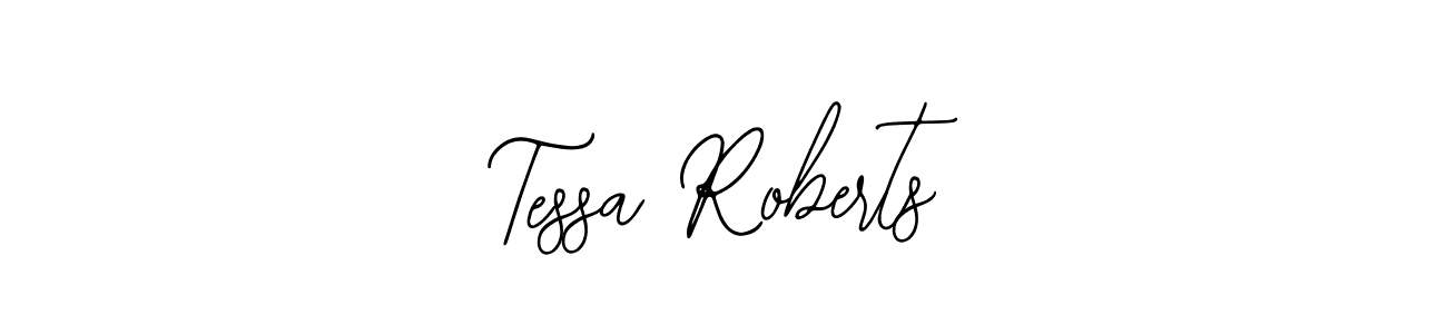 The best way (Bearetta-2O07w) to make a short signature is to pick only two or three words in your name. The name Tessa Roberts include a total of six letters. For converting this name. Tessa Roberts signature style 12 images and pictures png