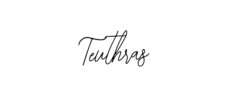 How to make Teuthras signature? Bearetta-2O07w is a professional autograph style. Create handwritten signature for Teuthras name. Teuthras signature style 12 images and pictures png