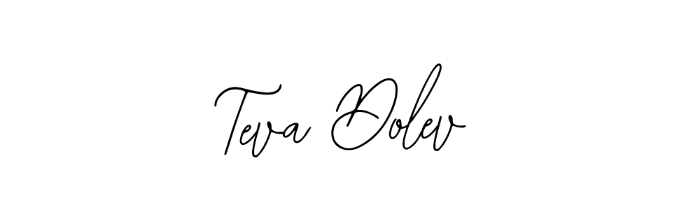 How to make Teva Dolev name signature. Use Bearetta-2O07w style for creating short signs online. This is the latest handwritten sign. Teva Dolev signature style 12 images and pictures png