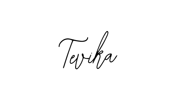 Create a beautiful signature design for name Tevika. With this signature (Bearetta-2O07w) fonts, you can make a handwritten signature for free. Tevika signature style 12 images and pictures png