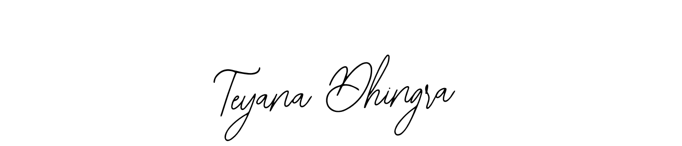 You can use this online signature creator to create a handwritten signature for the name Teyana Dhingra. This is the best online autograph maker. Teyana Dhingra signature style 12 images and pictures png