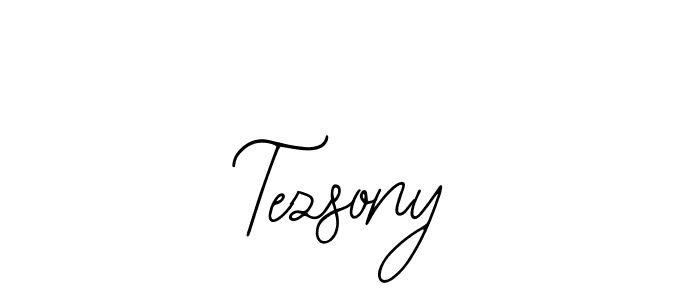 Use a signature maker to create a handwritten signature online. With this signature software, you can design (Bearetta-2O07w) your own signature for name Tezsony. Tezsony signature style 12 images and pictures png