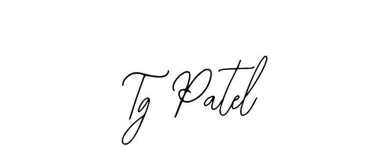 The best way (Bearetta-2O07w) to make a short signature is to pick only two or three words in your name. The name Tg Patel include a total of six letters. For converting this name. Tg Patel signature style 12 images and pictures png