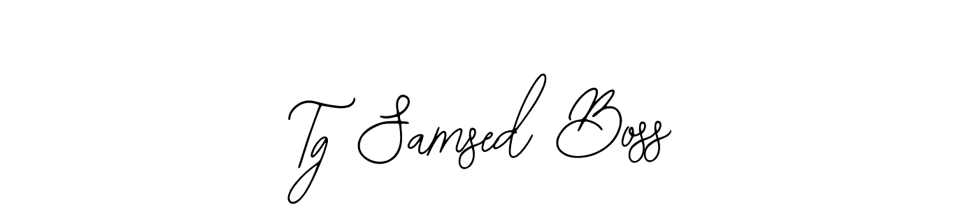 Make a beautiful signature design for name Tg Samsed Boss. With this signature (Bearetta-2O07w) style, you can create a handwritten signature for free. Tg Samsed Boss signature style 12 images and pictures png