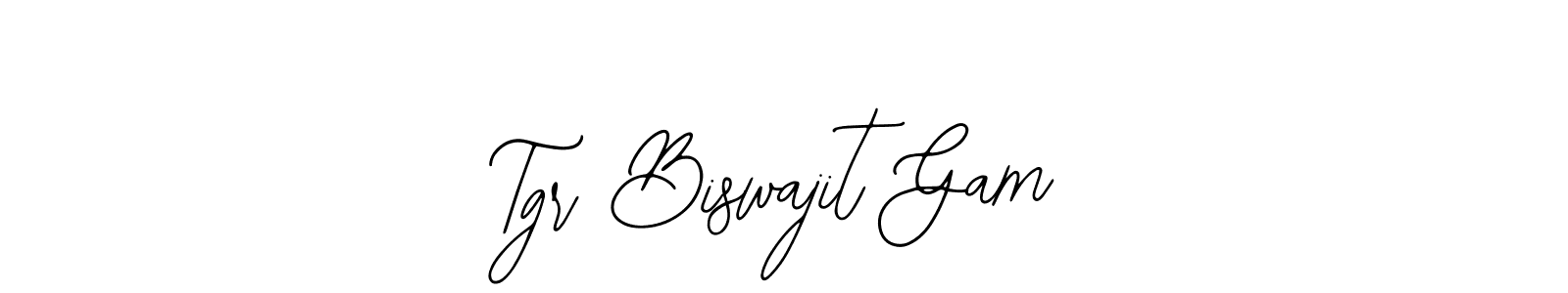 Make a beautiful signature design for name Tgr Biswajit Gam. Use this online signature maker to create a handwritten signature for free. Tgr Biswajit Gam signature style 12 images and pictures png