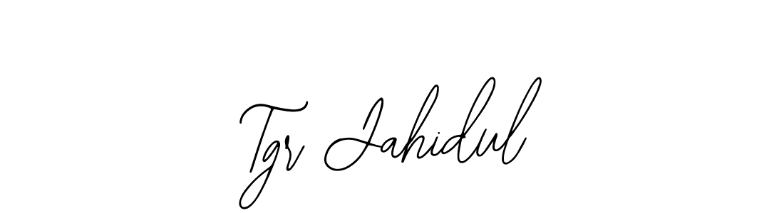How to Draw Tgr Jahidul signature style? Bearetta-2O07w is a latest design signature styles for name Tgr Jahidul. Tgr Jahidul signature style 12 images and pictures png