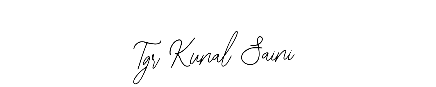 Make a beautiful signature design for name Tgr Kunal Saini. With this signature (Bearetta-2O07w) style, you can create a handwritten signature for free. Tgr Kunal Saini signature style 12 images and pictures png