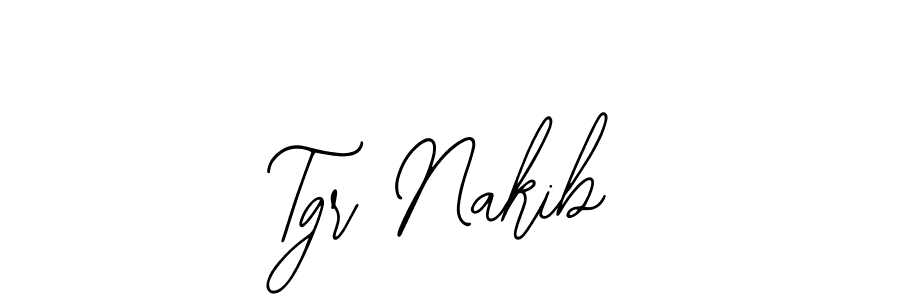 Make a beautiful signature design for name Tgr Nakib. With this signature (Bearetta-2O07w) style, you can create a handwritten signature for free. Tgr Nakib signature style 12 images and pictures png