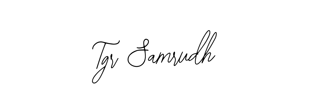 Use a signature maker to create a handwritten signature online. With this signature software, you can design (Bearetta-2O07w) your own signature for name Tgr Samrudh. Tgr Samrudh signature style 12 images and pictures png