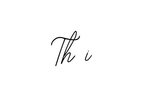 You should practise on your own different ways (Bearetta-2O07w) to write your name (Th i) in signature. don't let someone else do it for you. Th i signature style 12 images and pictures png