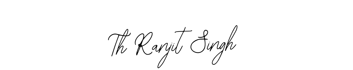 Design your own signature with our free online signature maker. With this signature software, you can create a handwritten (Bearetta-2O07w) signature for name Th Ranjit Singh. Th Ranjit Singh signature style 12 images and pictures png