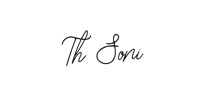 Create a beautiful signature design for name Th Soni. With this signature (Bearetta-2O07w) fonts, you can make a handwritten signature for free. Th Soni signature style 12 images and pictures png