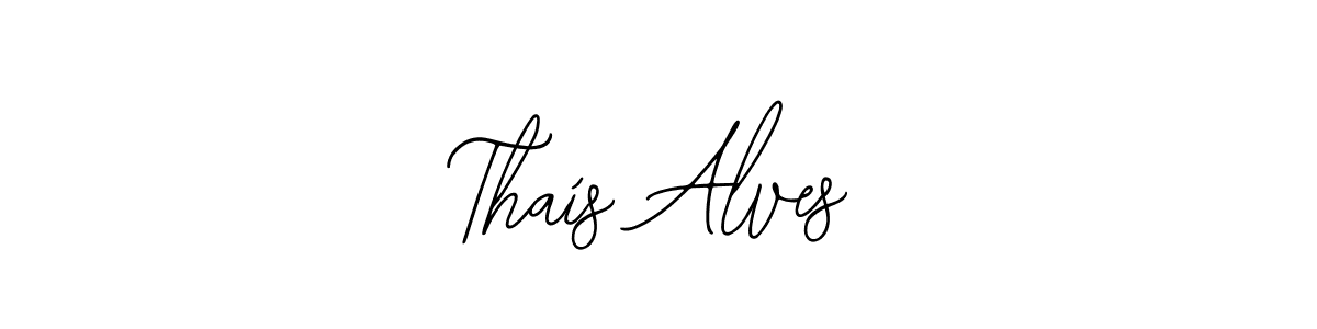 Make a beautiful signature design for name Thaís Alves. Use this online signature maker to create a handwritten signature for free. Thaís Alves signature style 12 images and pictures png