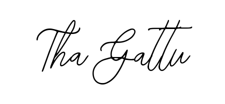 Quickly download Tha Gattu name signature in high-resolution PNG using Bearetta-2O07w style. Ready to insert into PDFs and online applications. Tha Gattu signature style 12 images and pictures png