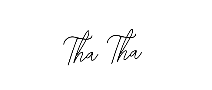 Design your own signature with our free online signature maker. With this signature software, you can create a handwritten (Bearetta-2O07w) signature for name Tha Tha. Tha Tha signature style 12 images and pictures png