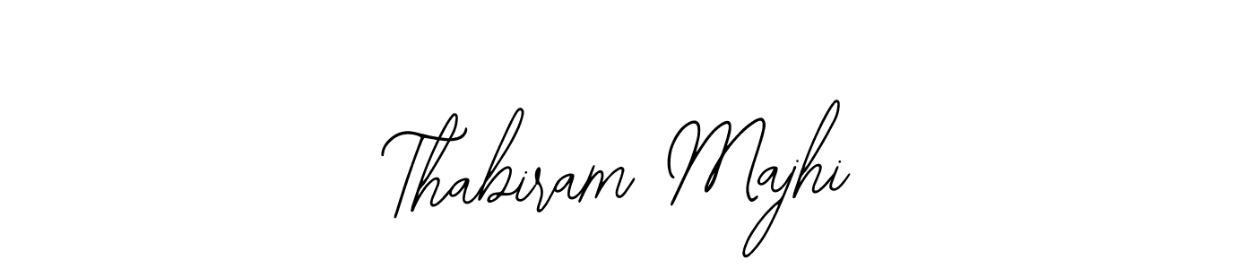Also we have Thabiram Majhi name is the best signature style. Create professional handwritten signature collection using Bearetta-2O07w autograph style. Thabiram Majhi signature style 12 images and pictures png