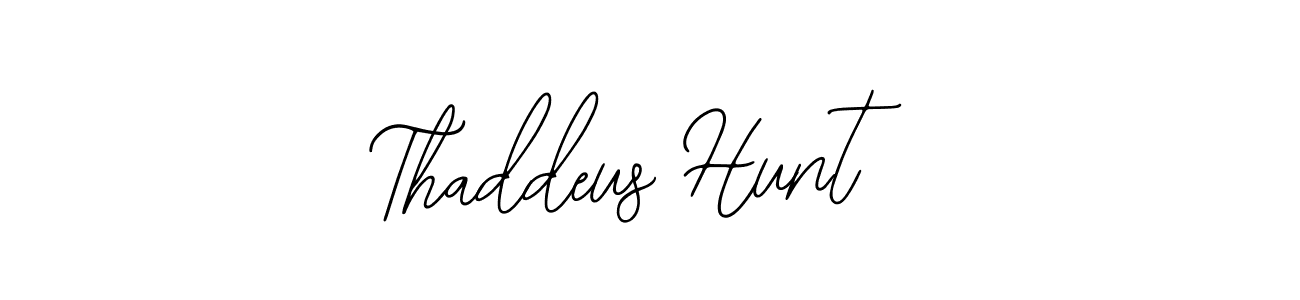 Also we have Thaddeus Hunt name is the best signature style. Create professional handwritten signature collection using Bearetta-2O07w autograph style. Thaddeus Hunt signature style 12 images and pictures png