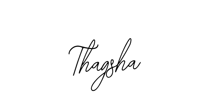 Create a beautiful signature design for name Thagsha. With this signature (Bearetta-2O07w) fonts, you can make a handwritten signature for free. Thagsha signature style 12 images and pictures png