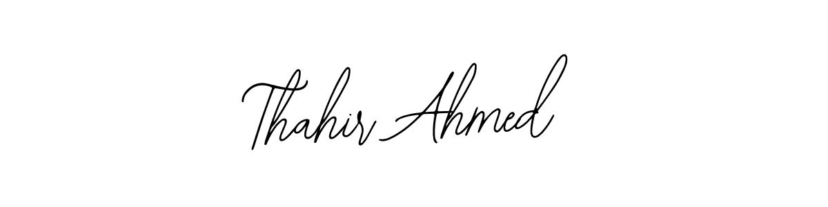 Make a beautiful signature design for name Thahir Ahmed. Use this online signature maker to create a handwritten signature for free. Thahir Ahmed signature style 12 images and pictures png
