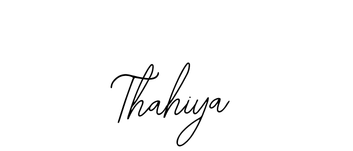 Thahiya stylish signature style. Best Handwritten Sign (Bearetta-2O07w) for my name. Handwritten Signature Collection Ideas for my name Thahiya. Thahiya signature style 12 images and pictures png