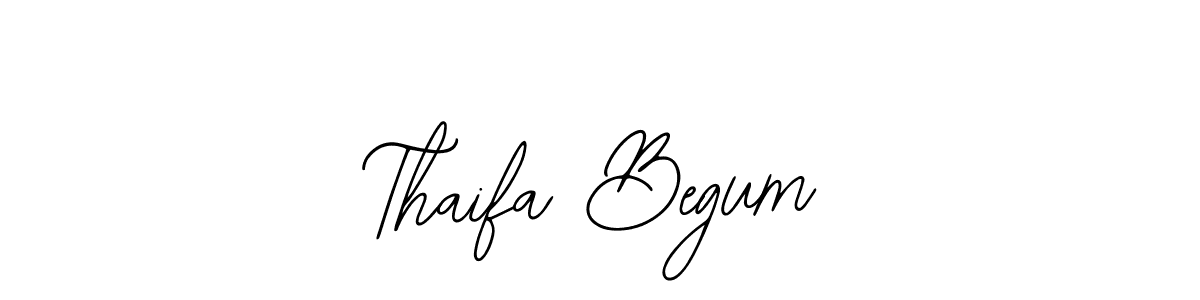 Make a beautiful signature design for name Thaifa Begum. With this signature (Bearetta-2O07w) style, you can create a handwritten signature for free. Thaifa Begum signature style 12 images and pictures png