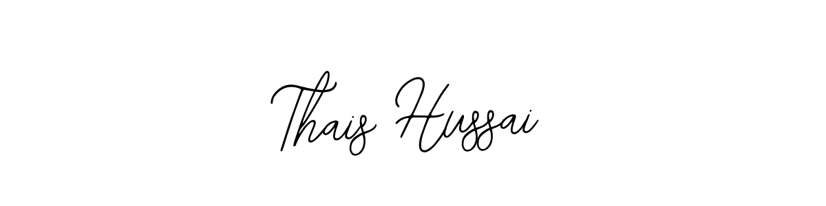 Create a beautiful signature design for name Thais Hussai. With this signature (Bearetta-2O07w) fonts, you can make a handwritten signature for free. Thais Hussai signature style 12 images and pictures png