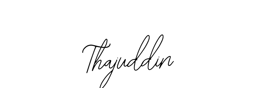 Thajuddin stylish signature style. Best Handwritten Sign (Bearetta-2O07w) for my name. Handwritten Signature Collection Ideas for my name Thajuddin. Thajuddin signature style 12 images and pictures png