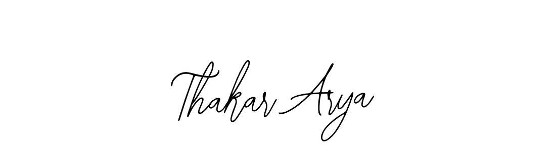 You should practise on your own different ways (Bearetta-2O07w) to write your name (Thakar Arya) in signature. don't let someone else do it for you. Thakar Arya signature style 12 images and pictures png