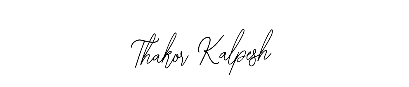 How to Draw Thakor Kalpesh signature style? Bearetta-2O07w is a latest design signature styles for name Thakor Kalpesh. Thakor Kalpesh signature style 12 images and pictures png