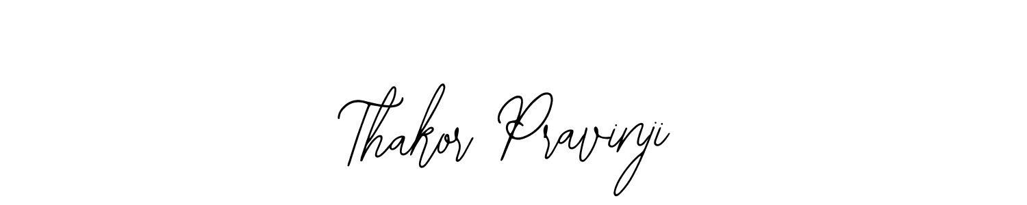 Make a beautiful signature design for name Thakor Pravinji. With this signature (Bearetta-2O07w) style, you can create a handwritten signature for free. Thakor Pravinji signature style 12 images and pictures png