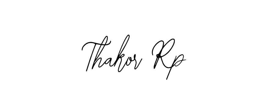 Also we have Thakor Rp name is the best signature style. Create professional handwritten signature collection using Bearetta-2O07w autograph style. Thakor Rp signature style 12 images and pictures png