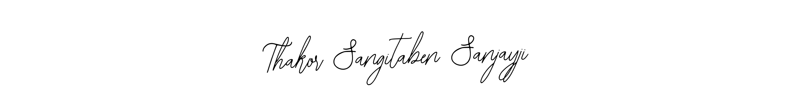 Design your own signature with our free online signature maker. With this signature software, you can create a handwritten (Bearetta-2O07w) signature for name Thakor Sangitaben Sanjayji. Thakor Sangitaben Sanjayji signature style 12 images and pictures png