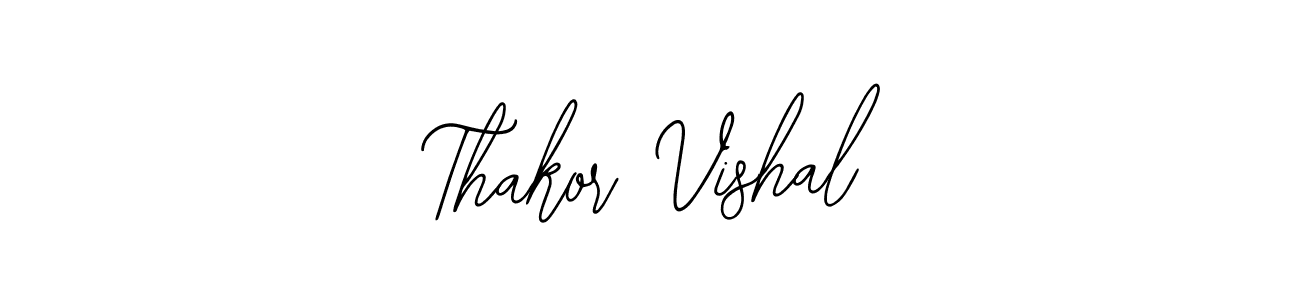 Similarly Bearetta-2O07w is the best handwritten signature design. Signature creator online .You can use it as an online autograph creator for name Thakor Vishal. Thakor Vishal signature style 12 images and pictures png