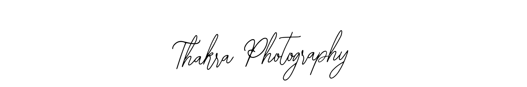 You should practise on your own different ways (Bearetta-2O07w) to write your name (Thakra Photography) in signature. don't let someone else do it for you. Thakra Photography signature style 12 images and pictures png