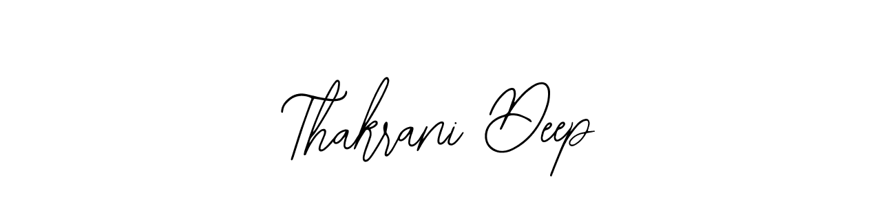 Bearetta-2O07w is a professional signature style that is perfect for those who want to add a touch of class to their signature. It is also a great choice for those who want to make their signature more unique. Get Thakrani Deep name to fancy signature for free. Thakrani Deep signature style 12 images and pictures png