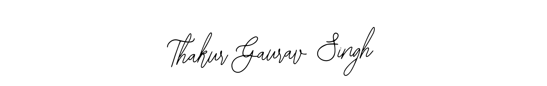 Design your own signature with our free online signature maker. With this signature software, you can create a handwritten (Bearetta-2O07w) signature for name Thakur Gaurav Singh. Thakur Gaurav Singh signature style 12 images and pictures png